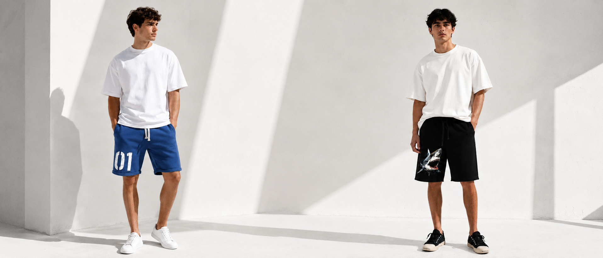 чоловічі шорти OPIUM oversize у streetwear стилі